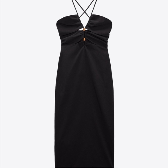 Women’s nwt Zara black dress size M - Picture 7 of 14